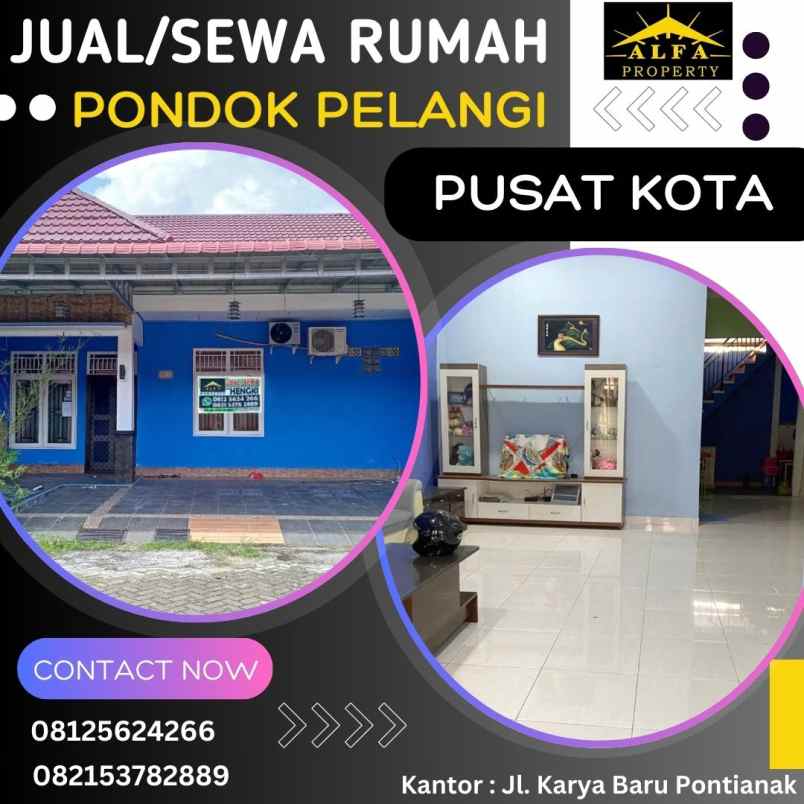 dijual rumah jl karya baru komp pondok