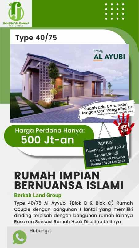 dijual rumah jl raya babelan bekasi