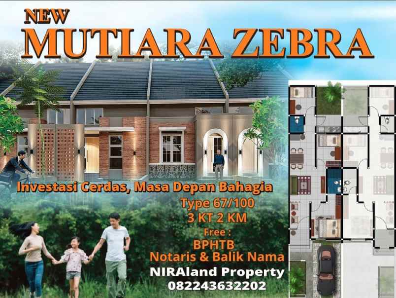 dijual rumah jl sebra