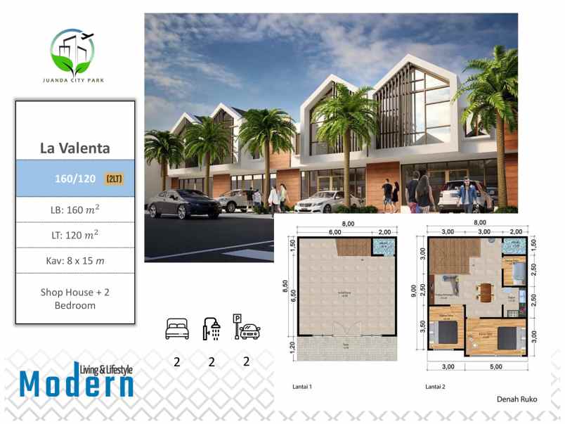 dijual rumah juanda city park