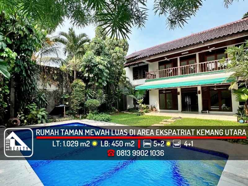 dijual rumah kemang utara bangka