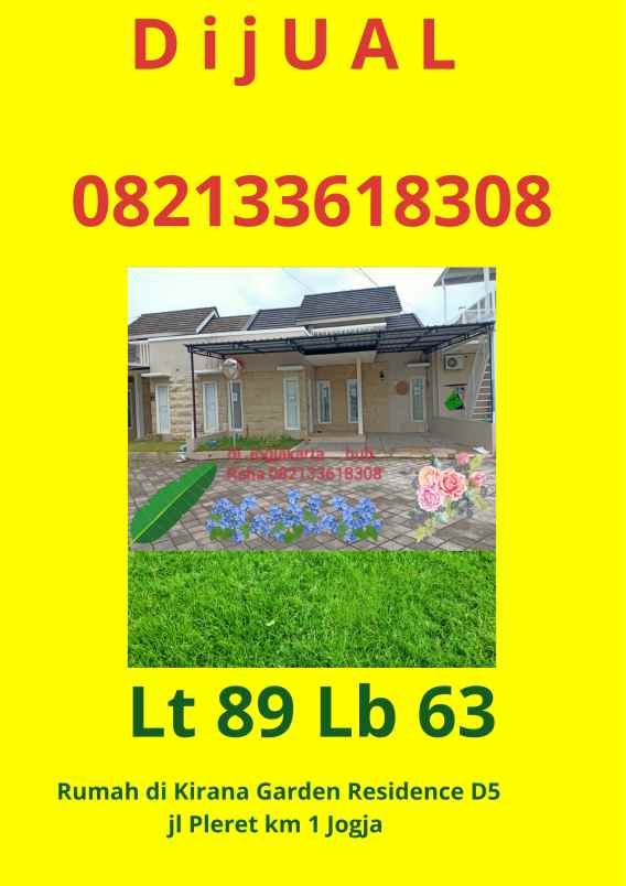 dijual rumah kirana garden residence d5