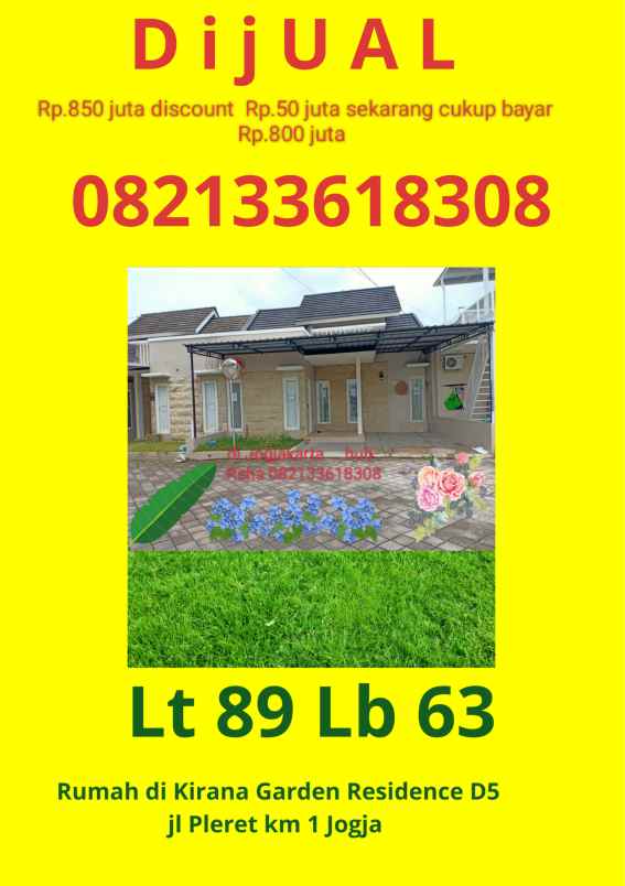 dijual rumah kirana garden residence d5