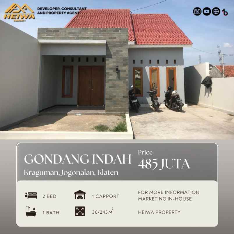 dijual rumah kraguman jogonalan klaten