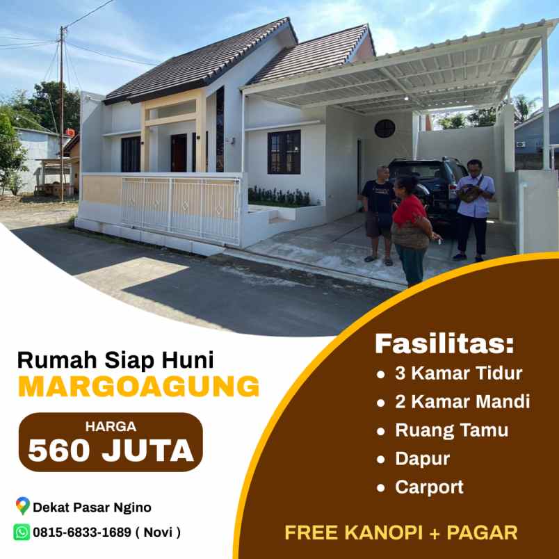 dijual rumah krapyak barepan nglawisan