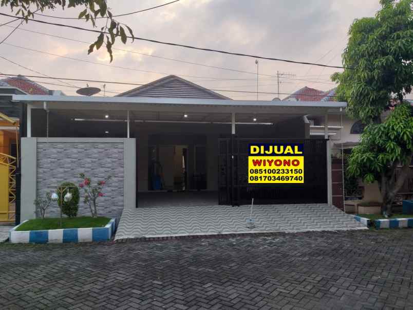 dijual rumah manyar jaya