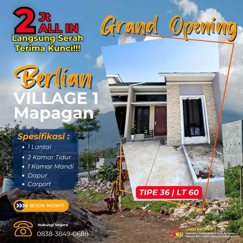 dijual rumah mapagan ungaran barat