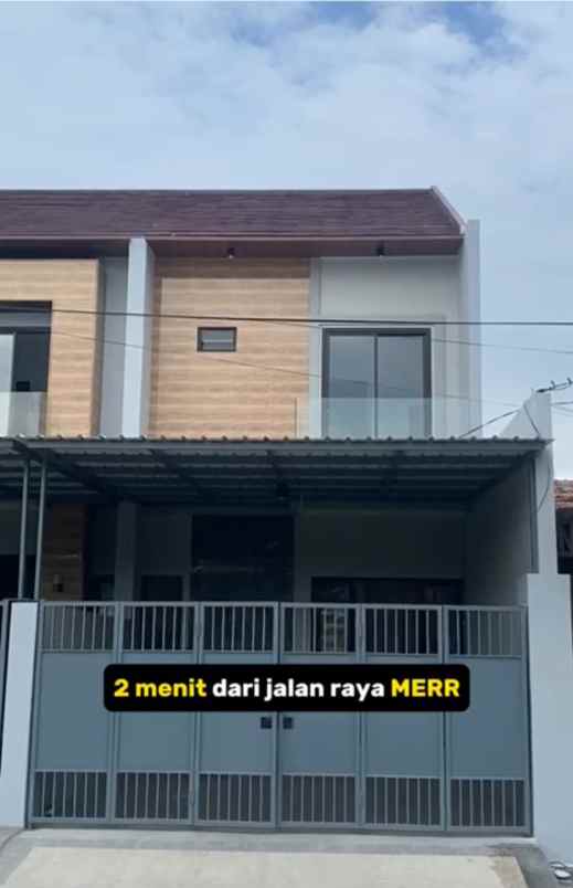 dijual rumah medokan asri barat