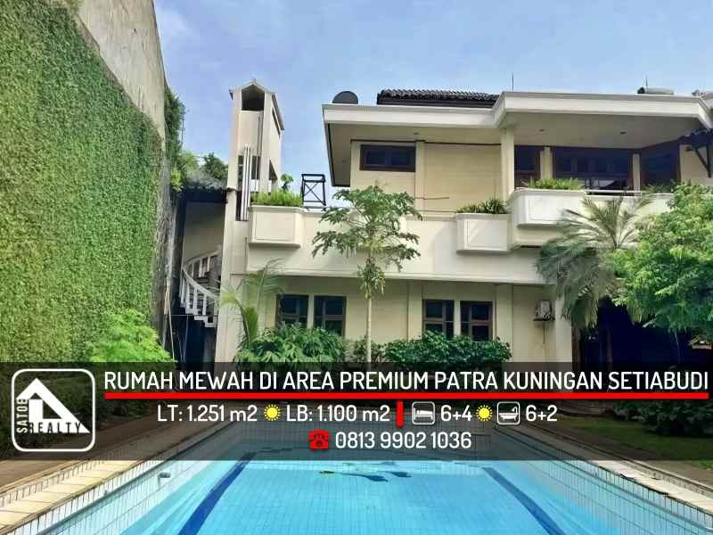 dijual rumah patra kuningan setiabudi