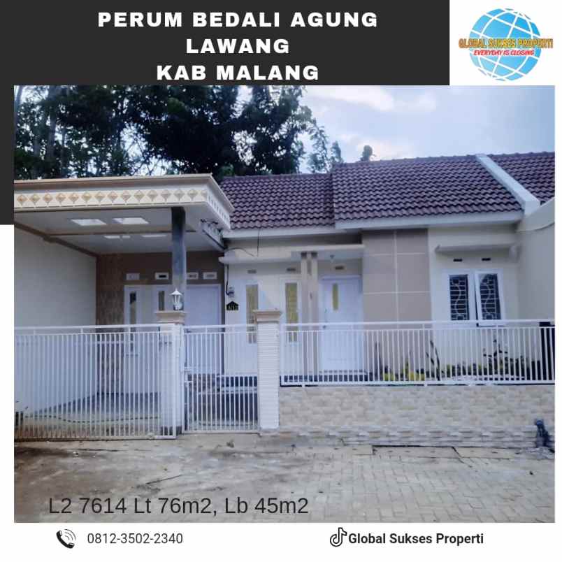 dijual rumah perumahan bedali agung