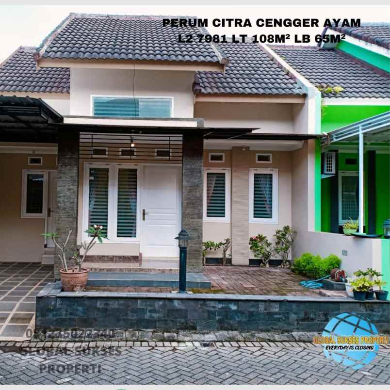 dijual rumah perumahan citra cengger ayam