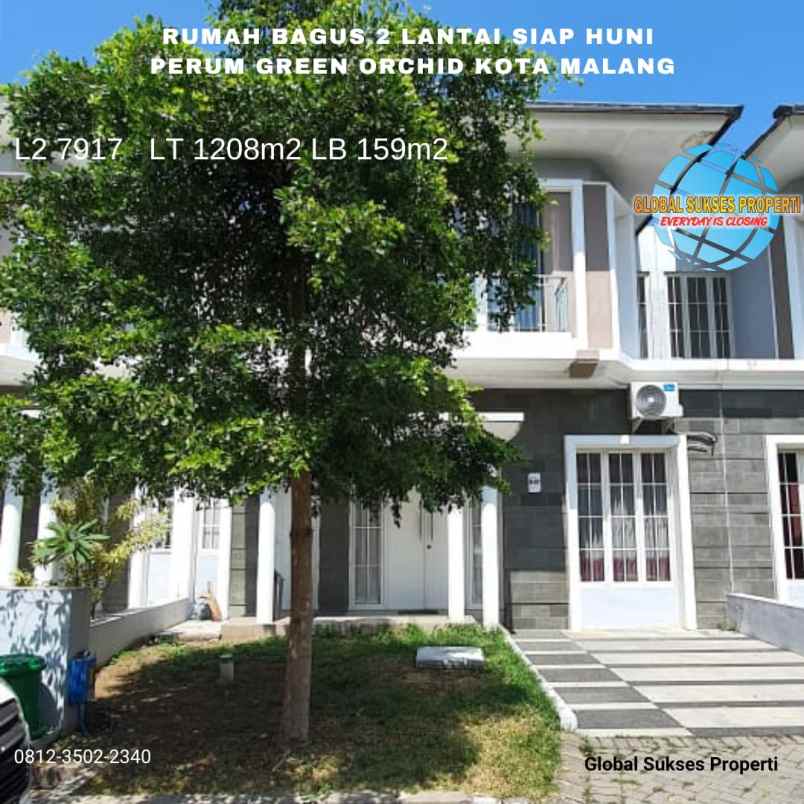 dijual rumah perumahan green orchid