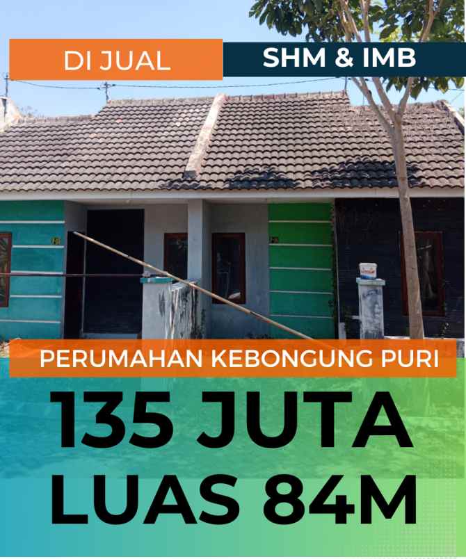 dijual rumah perumahan kebonagung