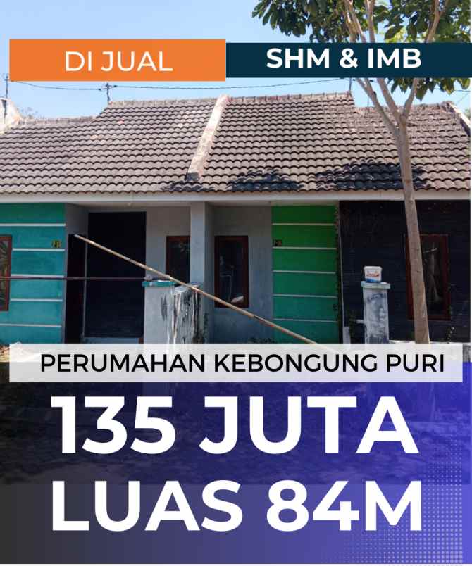 dijual rumah perumahan kebonagung