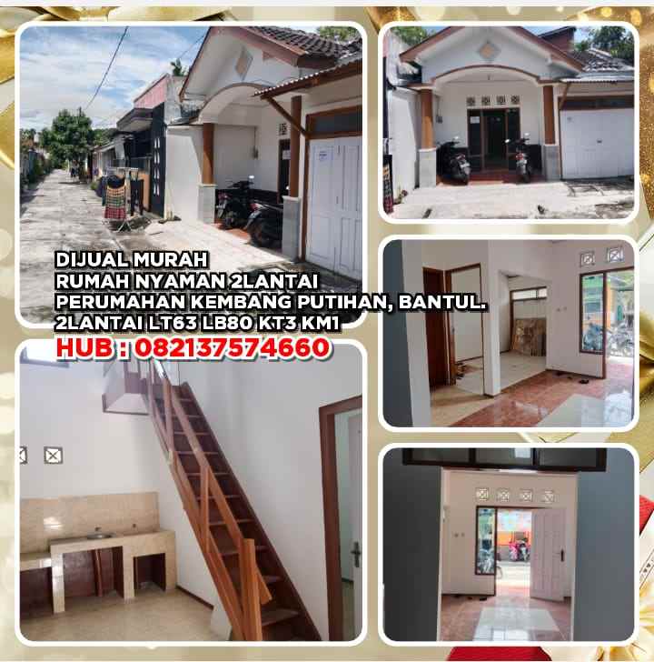 dijual rumah perumahan kembang putihan