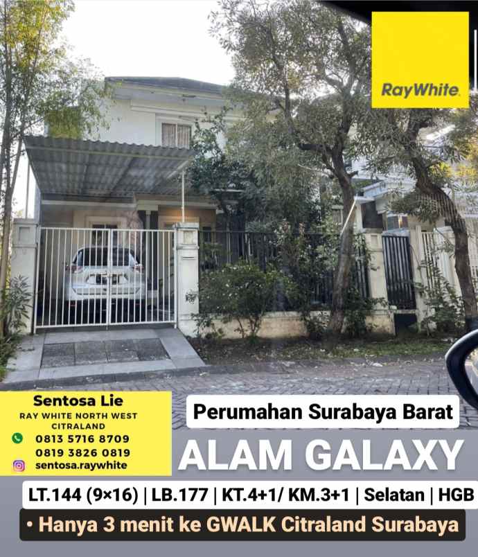 dijual rumah raya sambikerep