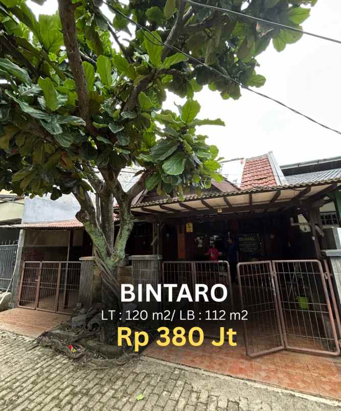 dijual rumah rp 380 jt di pondok aren tangsel