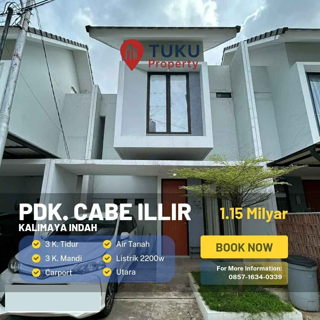 dijual rumah semifurnished ciputat pondok cabe