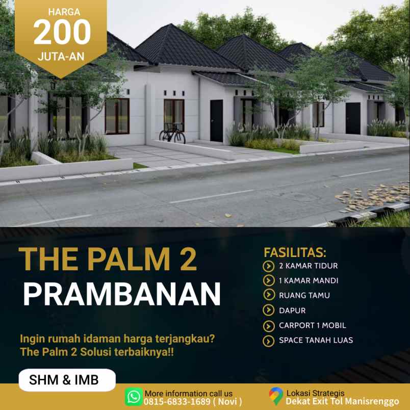 dijual rumah solodiran manisrenggo