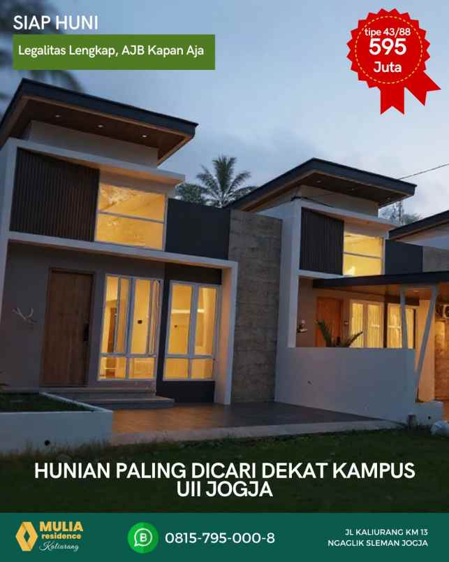 dijual rumah sukoharjo sleman jogja