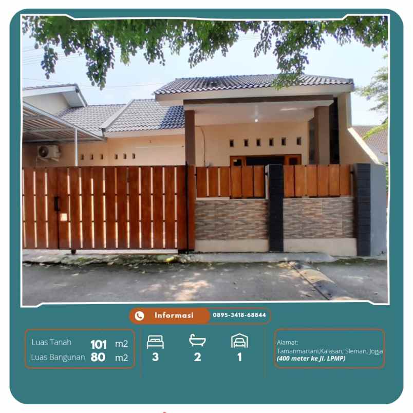 dijual rumah tamanmartani