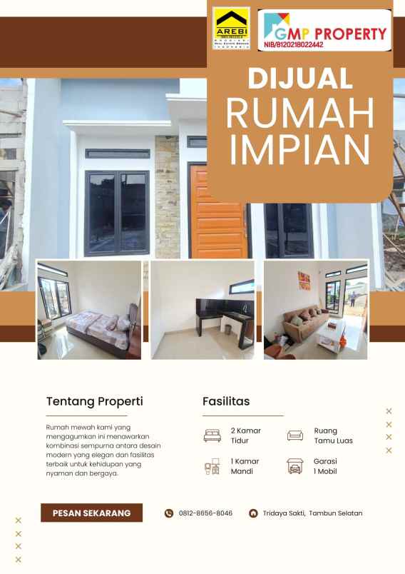 dijual rumah tridaya sakti