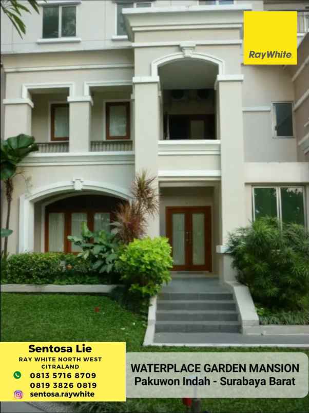 dijual rumah waterplace residence