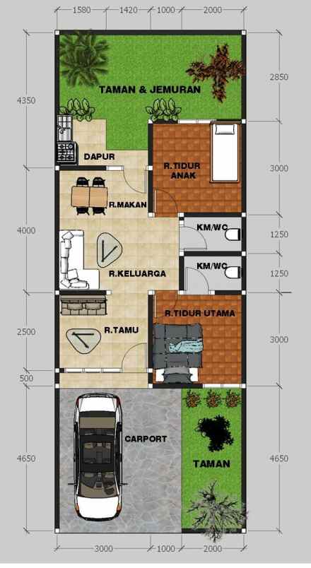 dijual rumah wiradadi