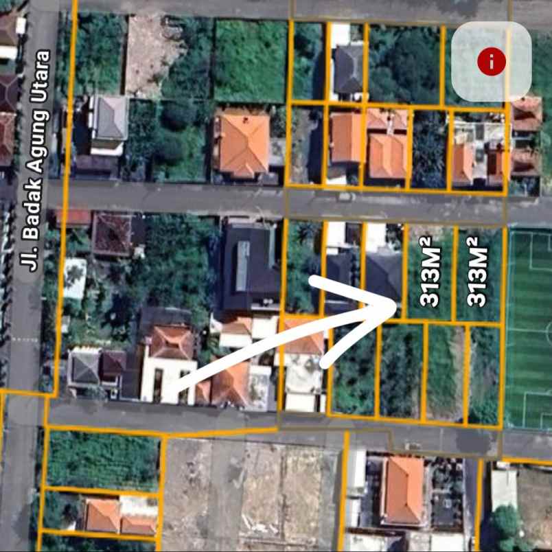 dijual tanah badak agung