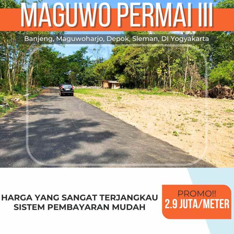 dijual tanah banjeng maguwoharjo depok