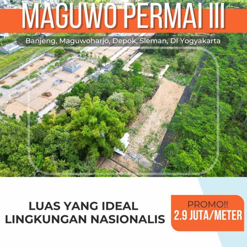 dijual tanah banjeng maguwoharjo depok