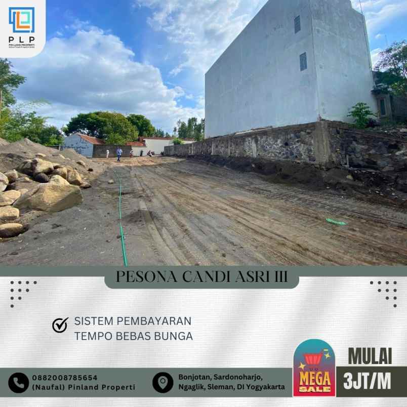 dijual tanah bonjotan sardonoharjo