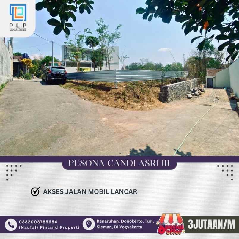 dijual tanah bonjotan sardonoharjo