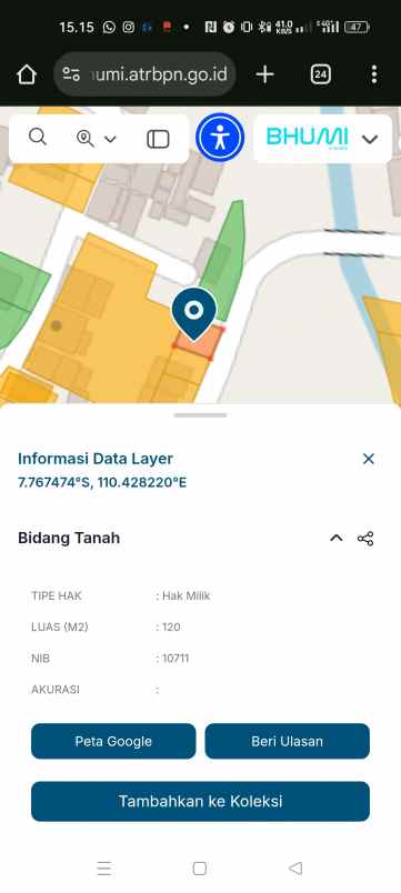 dijual tanah dalam ringroad