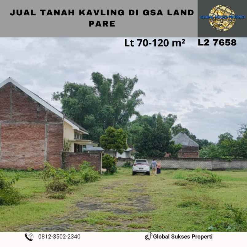 dijual tanah gsa land pare