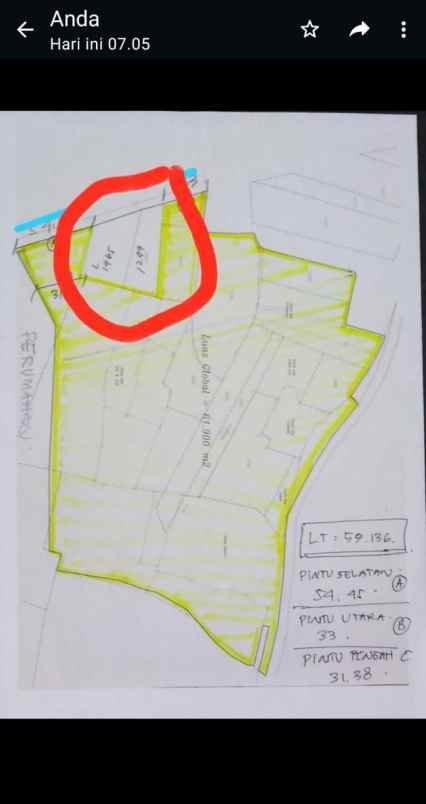 dijual tanah industri di sidoarjo