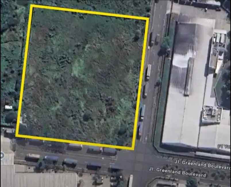 dijual tanah industri kawasan deltamas cikarang pusat