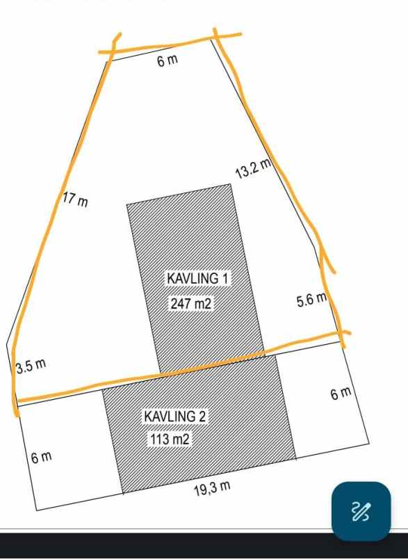 dijual tanah jalan pisok bintaro jaya