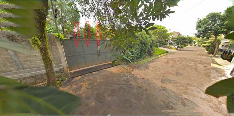 dijual tanah jalan pisok bintaro jaya