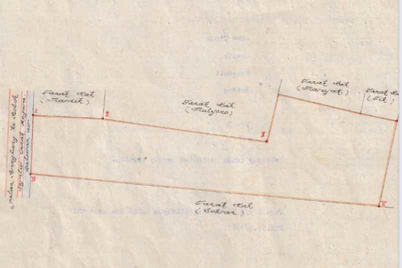 dijual tanah jalan raya boboh
