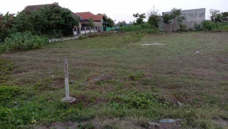 dijual tanah jalan raya mauk tangerang