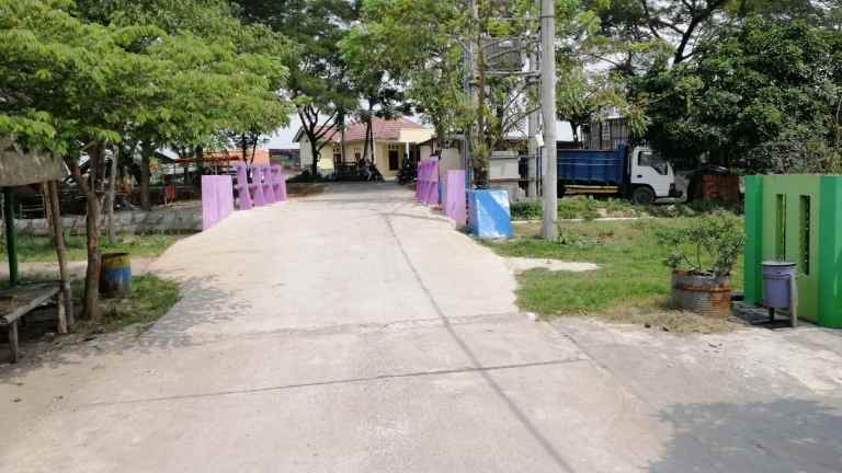 dijual tanah jalan raya mauk tangerang