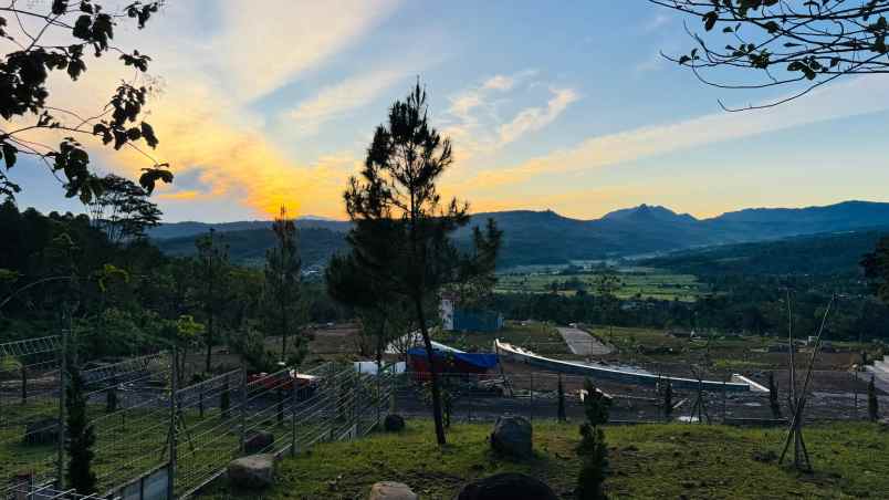 dijual tanah jalan raya puncak dua