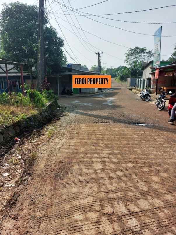 dijual tanah jl baru leuwinanggung cikeas