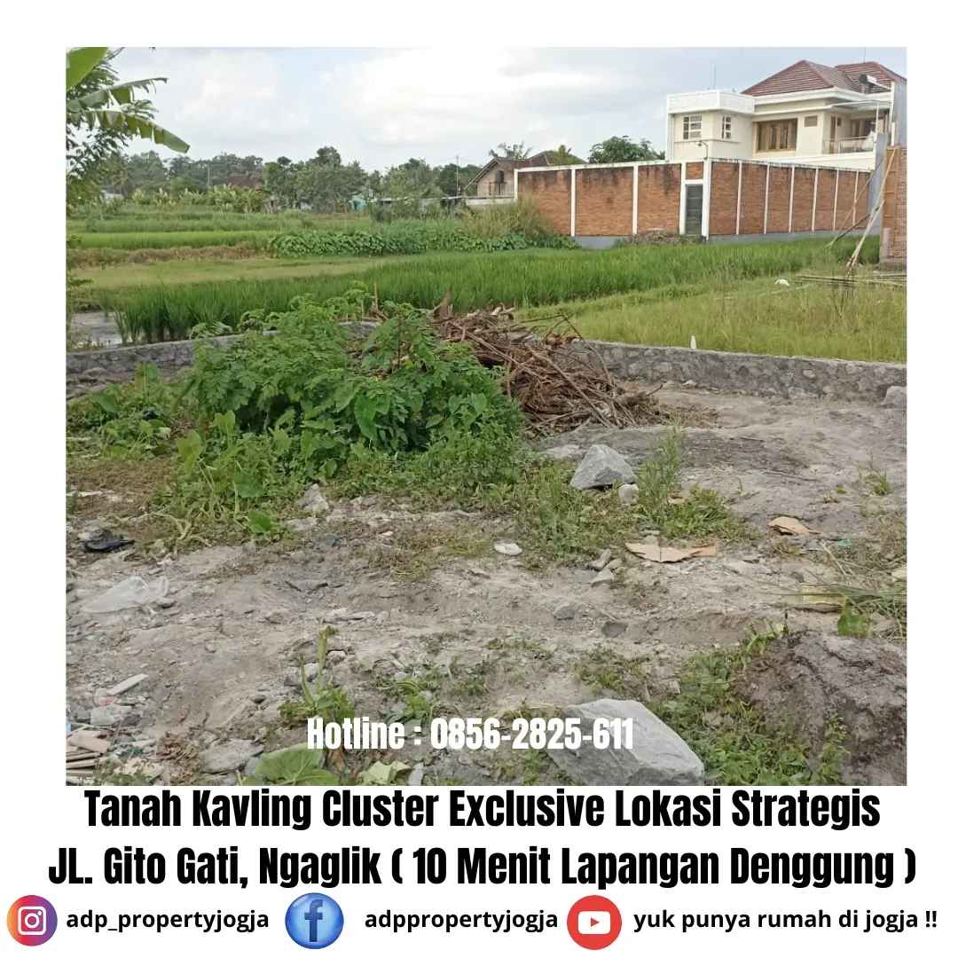 dijual tanah jl gito gati ngaglik sleman