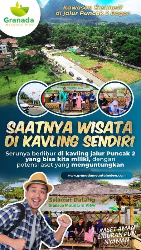 dijual tanah jl kb danas kp awilega