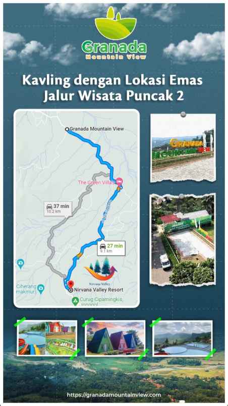 dijual tanah jl kb danas kp awilega