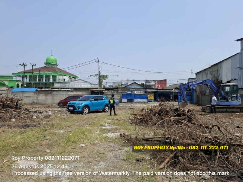 dijual tanah jl marunda makmur