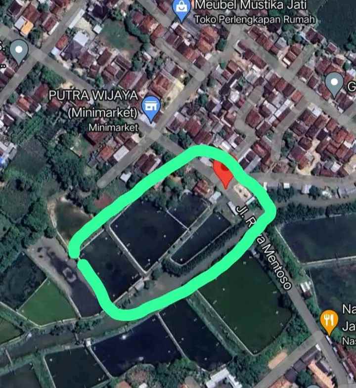 dijual tanah jl mentosa