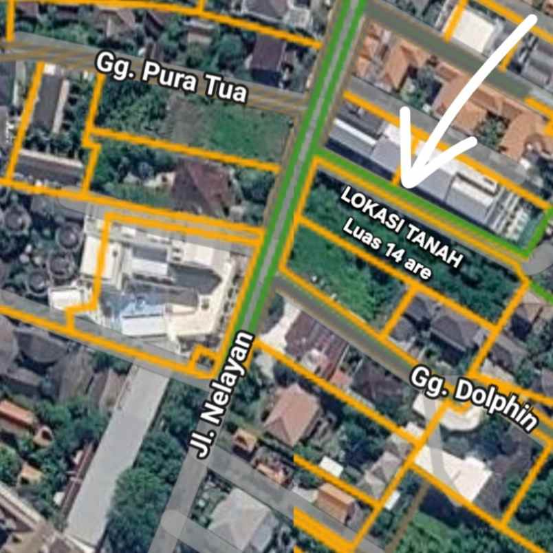 dijual tanah jl nelayan